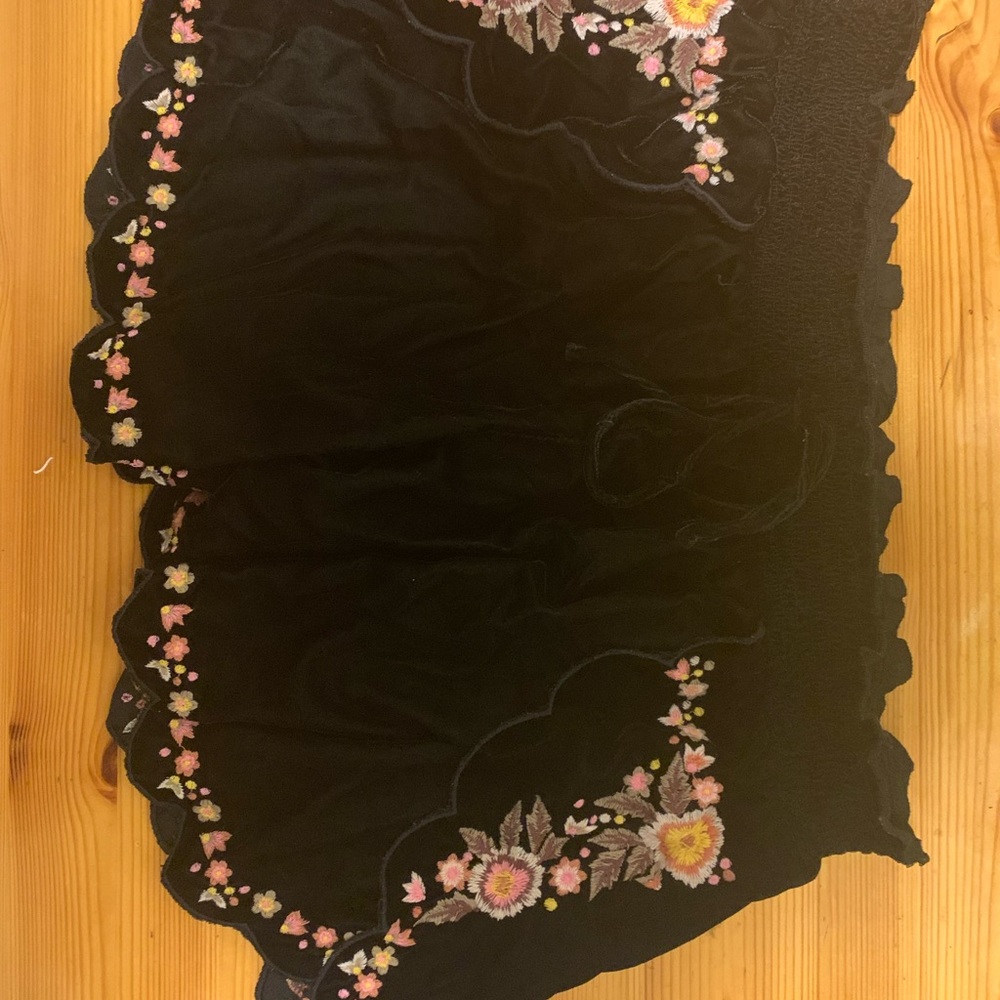 Black Velvet Summer Shorts